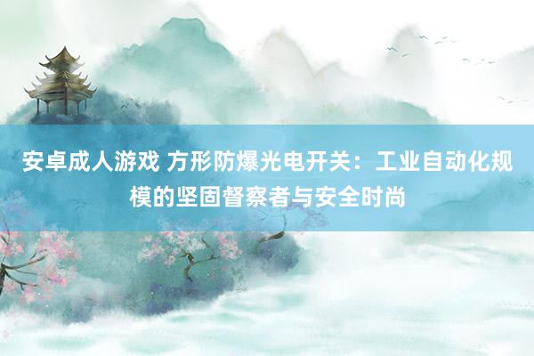 安卓成人游戏 方形防爆光电开关：工业自动化规模的坚固督察者与安全时尚